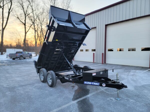 6' X 10' 7K Sure-Trac SD Low Profile Dump Trailer ST7210D1R-B-070 - Image 9