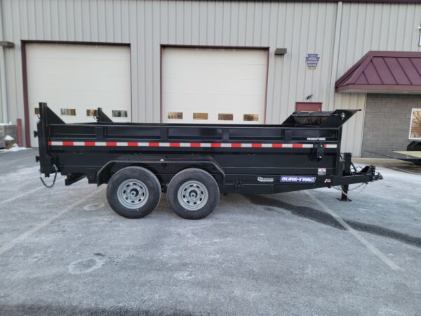 7' X 14' 14K Sure-Trac HD Scissors Dump Trailer ST8214HLOD-B-140 - Image 8