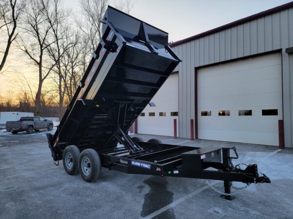 7' X 14' 14K Sure-Trac HD Scissors Dump Trailer ST8214HLOD-B-140 - Image 9