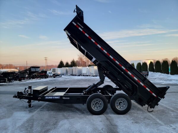 7' X 14' 14K Sure-Trac HD Scissors Dump Trailer ST8214HLOD-B-140 - Image 12