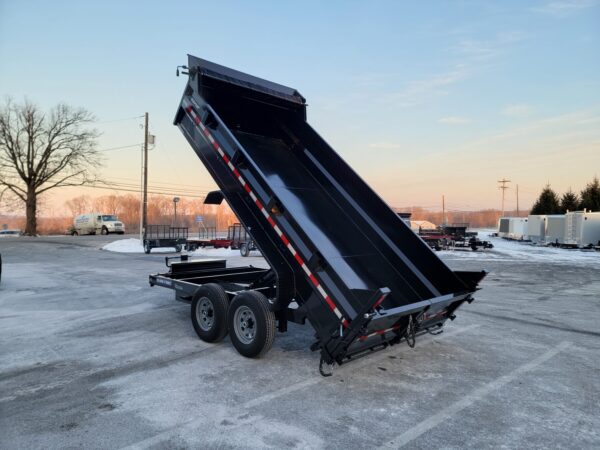 7' X 14' 14K Sure-Trac HD Scissors Dump Trailer ST8214HLOD-B-140 - Image 13