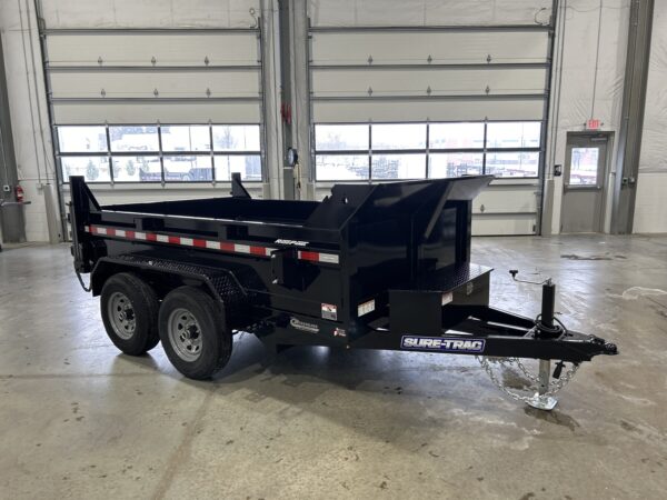 6' X 10' 10K Sure-Trac SD Low Profile Dump Trailer ST7210D1R-B-100