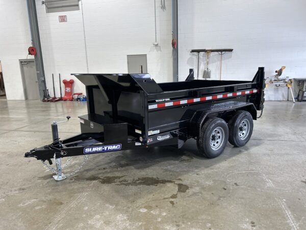 6' X 10' 10K Sure-Trac SD Low Profile Dump Trailer ST7210D1R-B-100 - Image 6