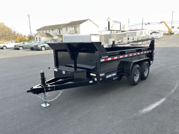 6' X 12' 10K Sure-Trac SD Low Profile Dump Trailer ST7212D1R-B-100