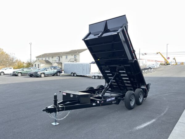 6' X 12' 10K Sure-Trac SD Low Profile Dump Trailer ST7212D1R-B-100 - Image 4