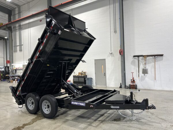 7' X 12' 12K Sure-Trac HD Scissors Dump Trailer ST8212HLOD-B-120 - Image 11