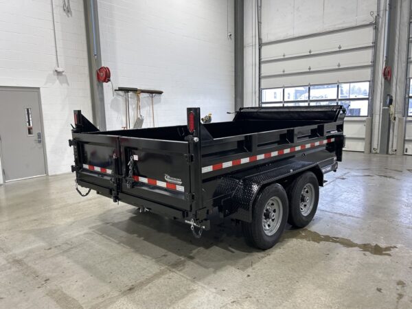 7' X 12' 12K Sure-Trac HD Scissors Dump Trailer ST8212HLOD-B-120 - Image 3