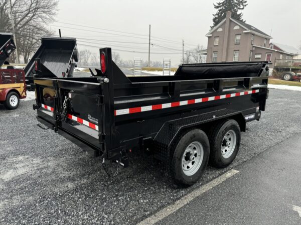 7' X 12' 12K Sure-Trac HD Telescopic Dump Trailer ST8212TLDD-B-120 - Image 4