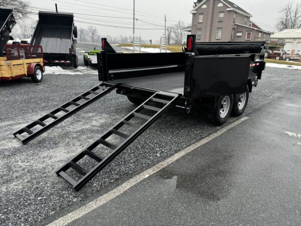 7' X 12' 12K Sure-Trac HD Telescopic Dump Trailer ST8212TLDD-B-120 - Image 10