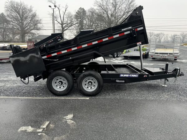 7' X 12' 12K Sure-Trac HD Telescopic Dump Trailer ST8212TLDD-B-120 - Image 16