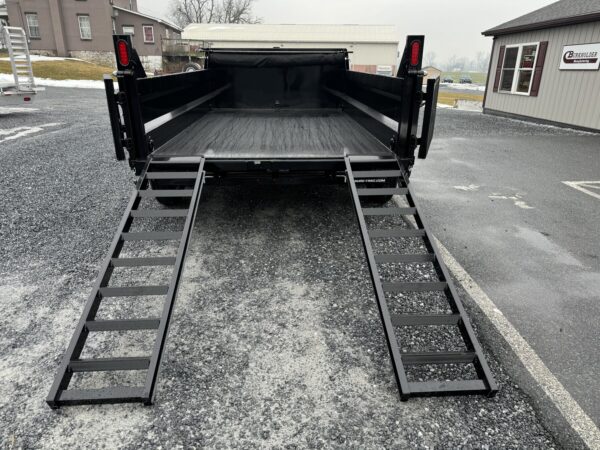 7' X 12' 12K Sure-Trac HD Telescopic Dump Trailer ST8212TLDD-B-120 - Image 11