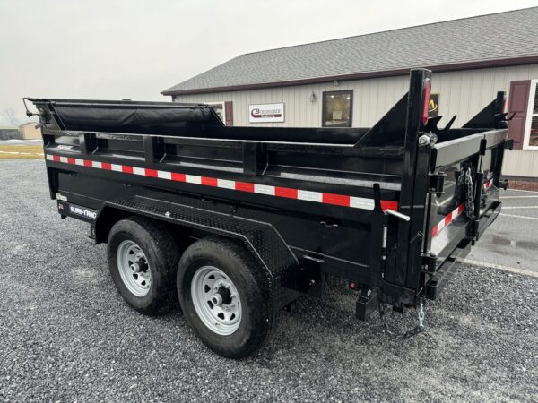 7' X 12' 12K Sure-Trac HD Telescopic Dump Trailer ST8212TLDD-B-120 - Image 5