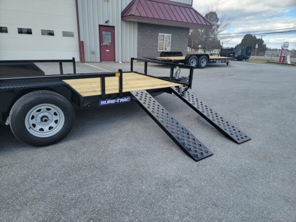 7' x 16’ 7K Sure-Trac Tube Top, ATV Landscape, ATV Trailer ST8216TATTV-B-070 - Image 9