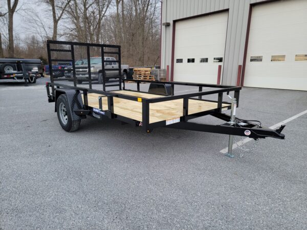 7' x 12' 5K Sure-Trac Tube Top Landscape Trailer ST8212TA-B-050