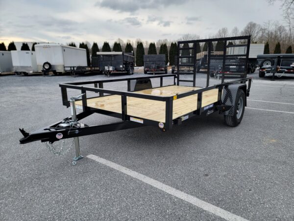 7' x 12' 5K Sure-Trac Tube Top Landscape Trailer ST8212TA-B-050 - Image 2