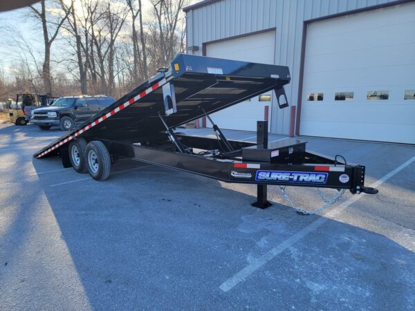 8.5' x 22' 15K Sure-Trac HD Power Tilt Deckover, Tilt Trailer ST10222DOT2A-B-150 - Image 9