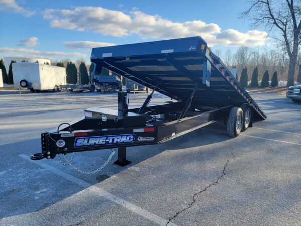 8.5' x 22' 15K Sure-Trac HD Power Tilt Deckover, Tilt Trailer ST10222DOT2A-B-150 - Image 11