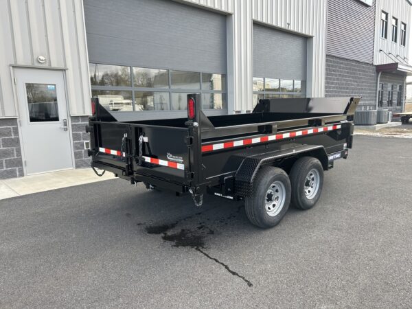 6' X 12' 10K Sure-Trac SD Low Profile Dump Trailer ST7212D1R-B-100 - Image 3