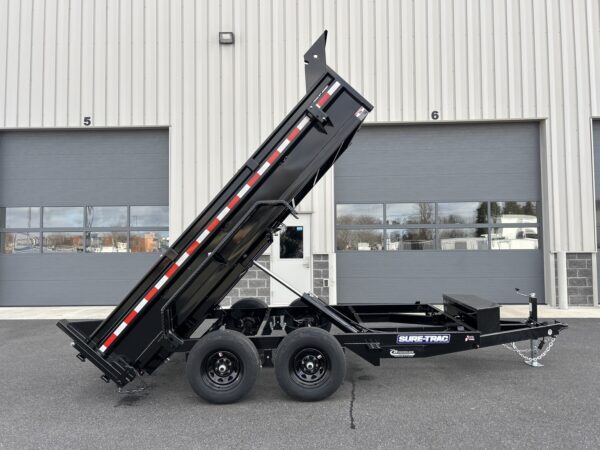 6' X 12' 10K Sure-Trac SD Low Profile Dump Trailer ST7212D1R-B-100 - Image 12