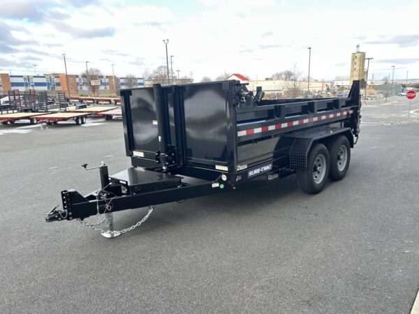 7' X 12' 12K Sure-Trac HD Telescopic Dump Trailer ST8212TLDD-B-120 - Image 6