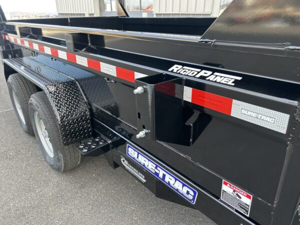 6' X 12' 10K Sure-Trac SD Low Profile Dump Trailer ST7212D1R-B-100 - Image 9