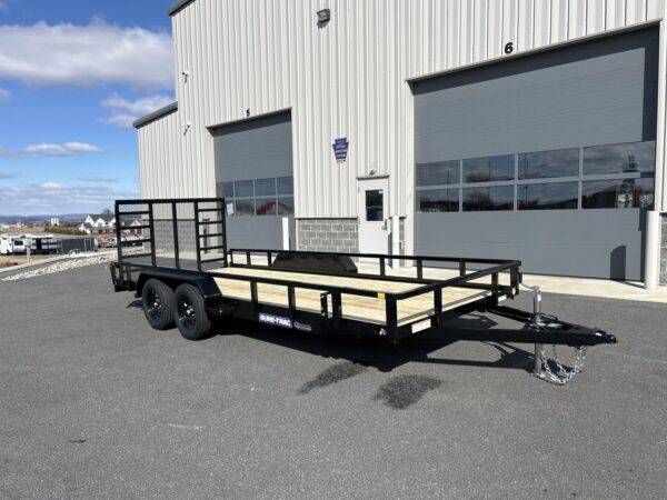 7' x 18' 7K Sure-Trac Tube Top Landscape Trailer STUTT8218-BP-070