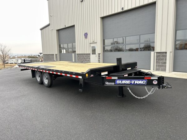 8.5' x 22' 15K Sure-Trac HD Power Tilt Deckover, Tilt Trailer ST10222DOT2A-B-150