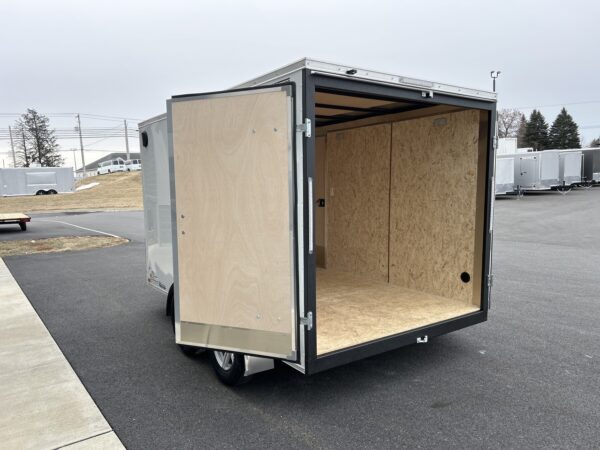 7'x12' 7K ITI Cargo Flat Top V-Nose Enclosed Trailer - Image 11