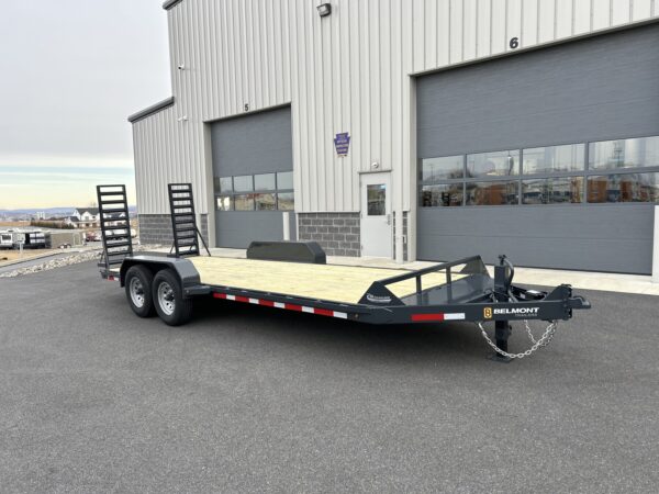 7' x 20' 14K Belmont Skid Steer Equipment Trailer SS1020-14K