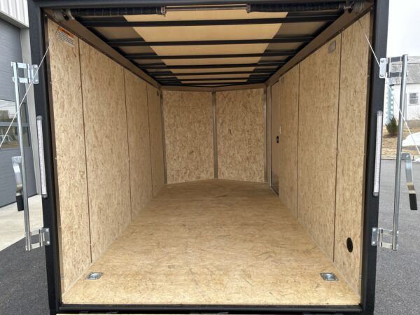 7'x14' 7K ITI Cargo Flat Top V-Nose Enclosed Trailer - Image 12