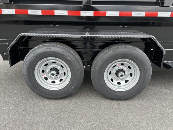 7' X 14' 14K Sure-Trac HD Telescopic Dump Trailer ST8214TLDD-B-140 - Image 11