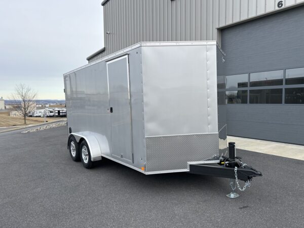 7'x14' 7K ITI Cargo Flat Top V-Nose Enclosed Trailer