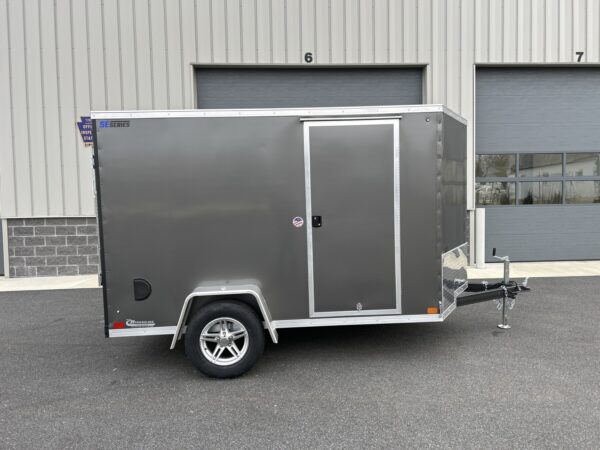 6'X10' 3K ITI Cargo Flat Top V-Nose Enclosed Trailer - Image 2