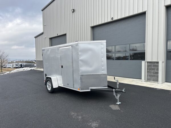 5'X10' 3K ITI Cargo Flat Top V-Nose Enclosed Trailer