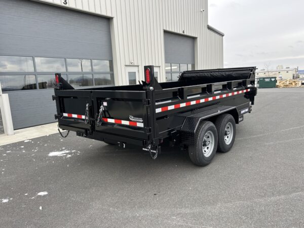 7' X 14' 14K Sure-Trac HD Telescopic Dump Trailer ST8214TLDD-B-140 - Image 3