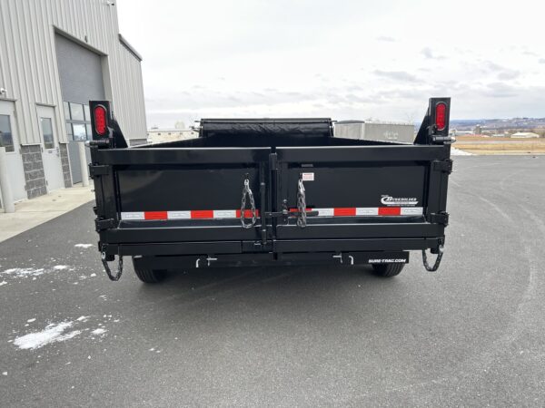 7' X 14' 14K Sure-Trac HD Telescopic Dump Trailer ST8214TLDD-B-140 - Image 4