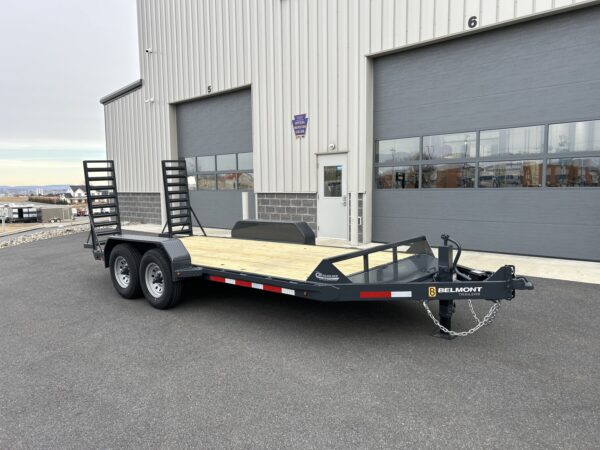 7' x 16' 14K Belmont Skid Steer Equipment Trailer SS1016-14K