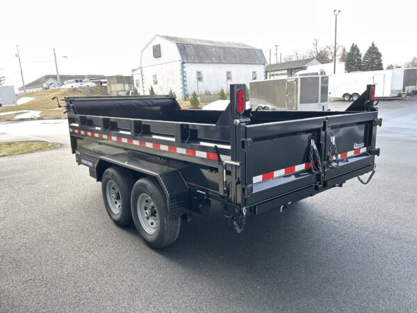 7' X 14' 14K Sure-Trac HD Telescopic Dump Trailer ST8214TLDD-B-140 - Image 11