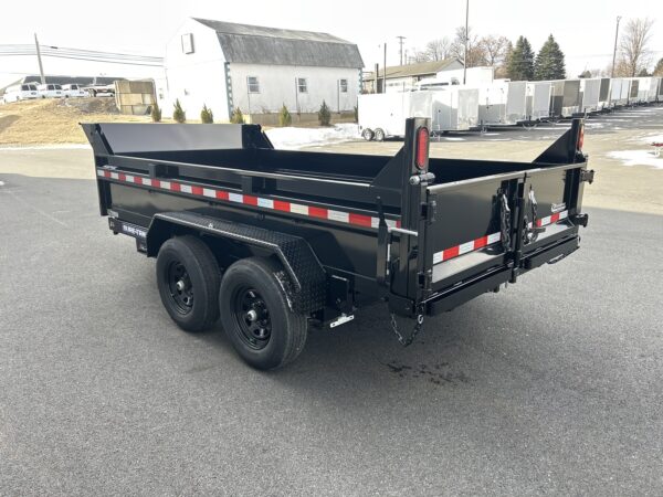 6' X 12' 10K Sure-Trac SD Low Profile Dump Trailer ST7212D1R-B-100 - Image 5