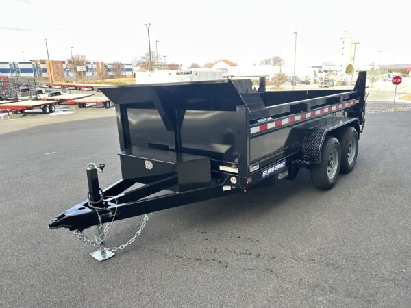 6' X 12' 10K Sure-Trac SD Low Profile Dump Trailer ST7212D1R-B-100 - Image 6