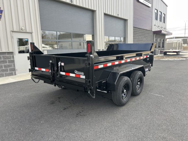 6' X 12' 10K Sure-Trac SD Low Profile Dump Trailer ST7212D1R-B-100 - Image 3