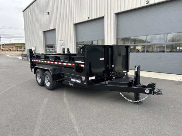 7' X 14' 14K Sure-Trac HD Telescopic Dump Trailer ST8214TLDD-B-140