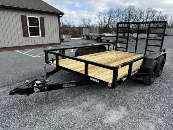 7' x 12' 7K Sure-Trac Tube Top Landscape Trailer ST8212TAT-B-070