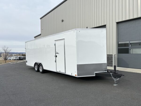 8.5'X24' 10K ITI Cargo Flat Top V-Nose Enclosed, Car Trailer