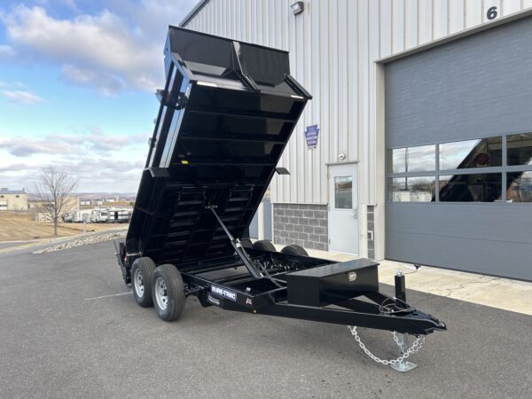 6' X 12' 10K Sure-Trac SD Low Profile Dump Trailer ST7212D1R-B-100 - Image 11