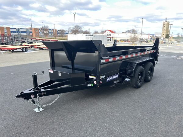 6' X 12' 10K Sure-Trac SD Low Profile Dump Trailer ST7212D1R-B-100 - Image 6