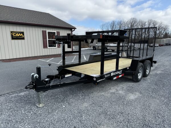 63" X 14' 7K CAM Superline Angle Frame Equipment Trailer P3EC14