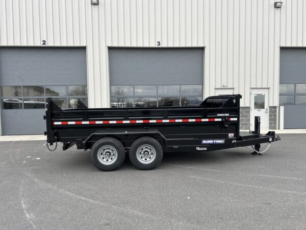 7' X 14' 14K Sure-Trac HD Telescopic Dump Trailer ST8214TLDD-B-140 - Image 2