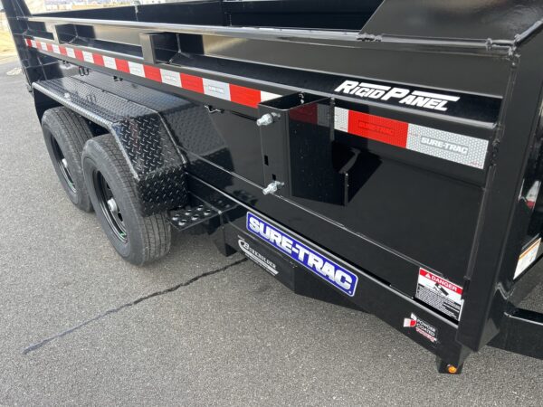 6' X 12' 10K Sure-Trac SD Low Profile Dump Trailer ST7212D1R-B-100 - Image 9