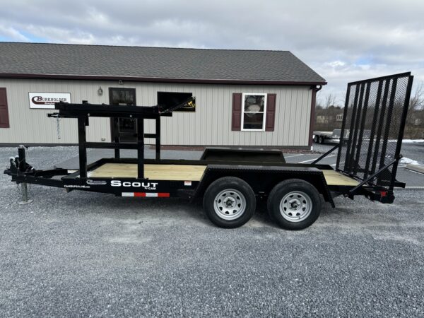 63" X 14' 7K CAM Superline Angle Frame Equipment Trailer P3EC14 - Image 3